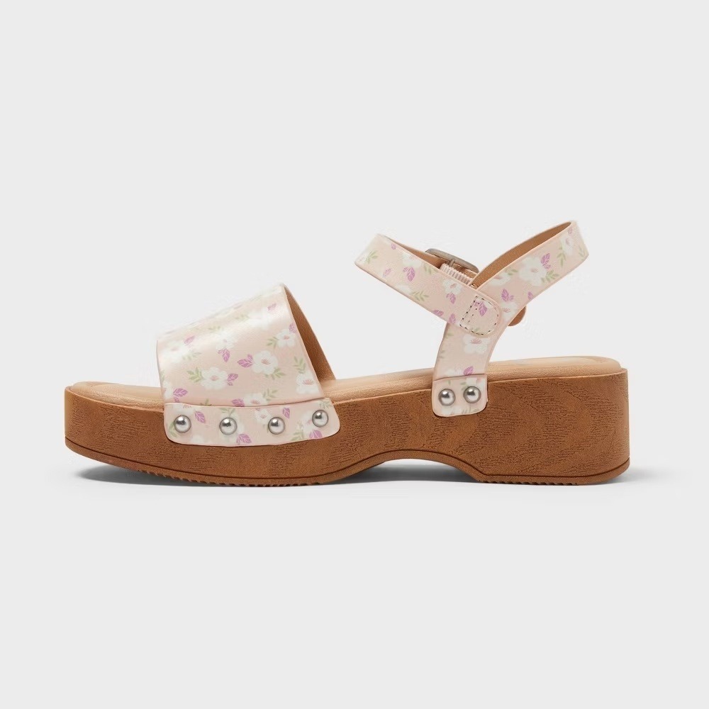 Kids' Jules Clog Sandals by art class Blush Size 4 New With Tags